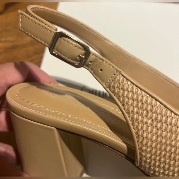 Russell & Bromley 'Impulse' Slingback Pump in Natural Raffia- ASO Kate Middleton - Picture 6 of 9